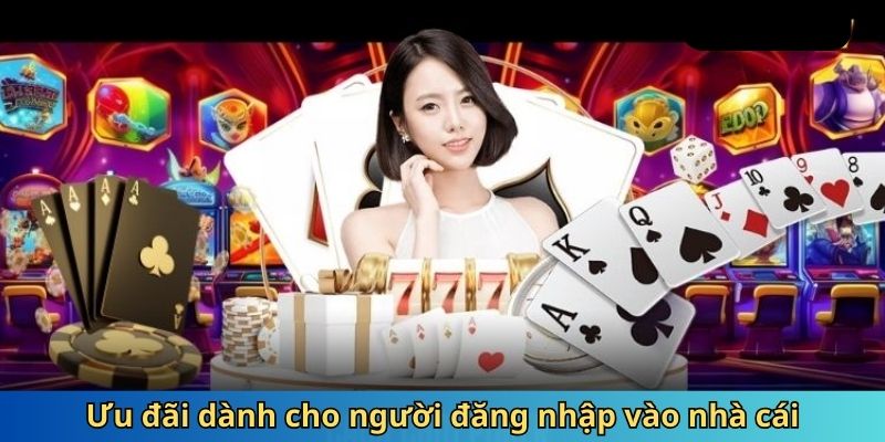 Ưu đãi dành cho người đăng nhập vào nhà cái