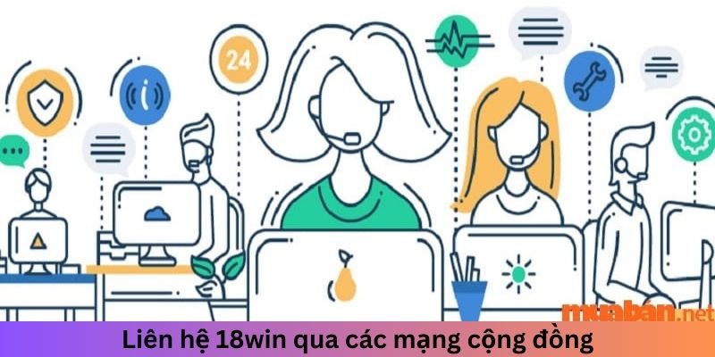 Liên hệ 18win qua các mạng cộng đồng